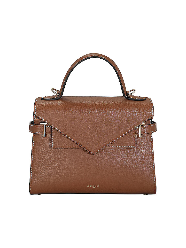 LE TANNEUR Ledertasche - Henkeltasche EMILIE FLAP Medium camel von Le Tanneur