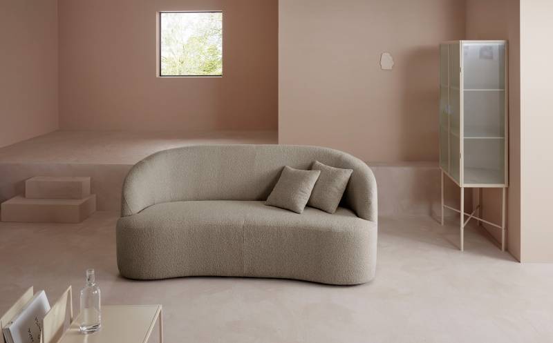 LeGer Home by Lena Gercke 3-Sitzer »Dilara«, gerundete Rückenlehne und Front, in 3 Bezugsqualitäten von LeGer Home by Lena Gercke