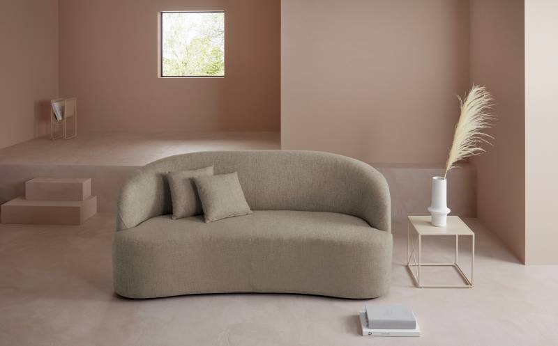 LeGer Home by Lena Gercke 3-Sitzer »Dilara«, gerundete Rückenlehne und Front, in 3 Bezugsqualitäten von LeGer Home by Lena Gercke
