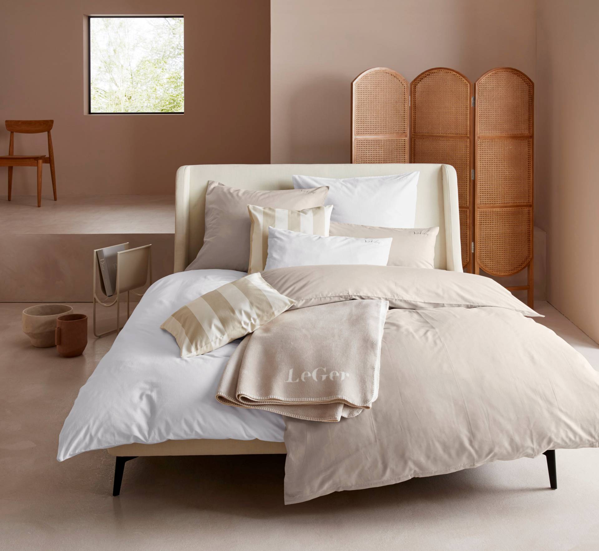 LeGer Home by Lena Gercke Bettwäsche »Anisa in Gr. 135x200, 155x220 cm oder 200x200«, Bettwäsche aus Baumwolle, unifarbene Bettwäsche mit Reissverschluss LeGer Home by Lena Gercke Bettwäsche »Anisa in Gr. 135x200, 155x220 cm oder 200x200«, Bettwäsche aus Baumwolle, unifarbene Bettwäsche mit Reissverschluss von LeGer Home by Lena Gercke