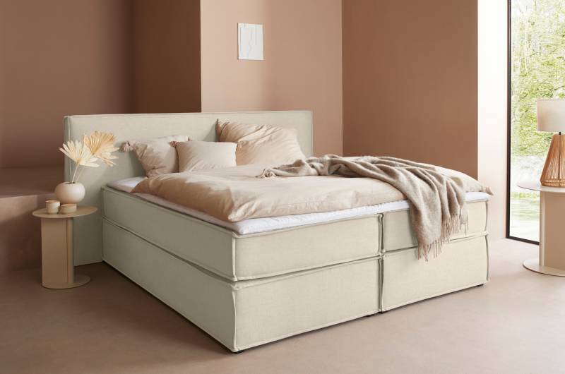 LeGer Home by Lena Gercke Boxspringbett »Yuma«, incl. Topper, in 4 Breiten, 3 Matratzenarten und je 2 Härtegraden von LeGer Home by Lena Gercke