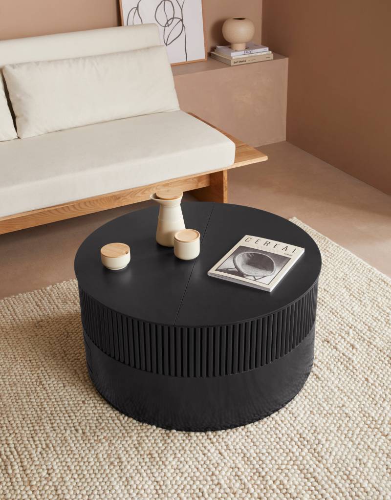 LeGer Home by Lena Gercke Couchtisch »Novalee«, 1 Schublade, Stauraum, Lamellen-Optik von LeGer Home by Lena Gercke