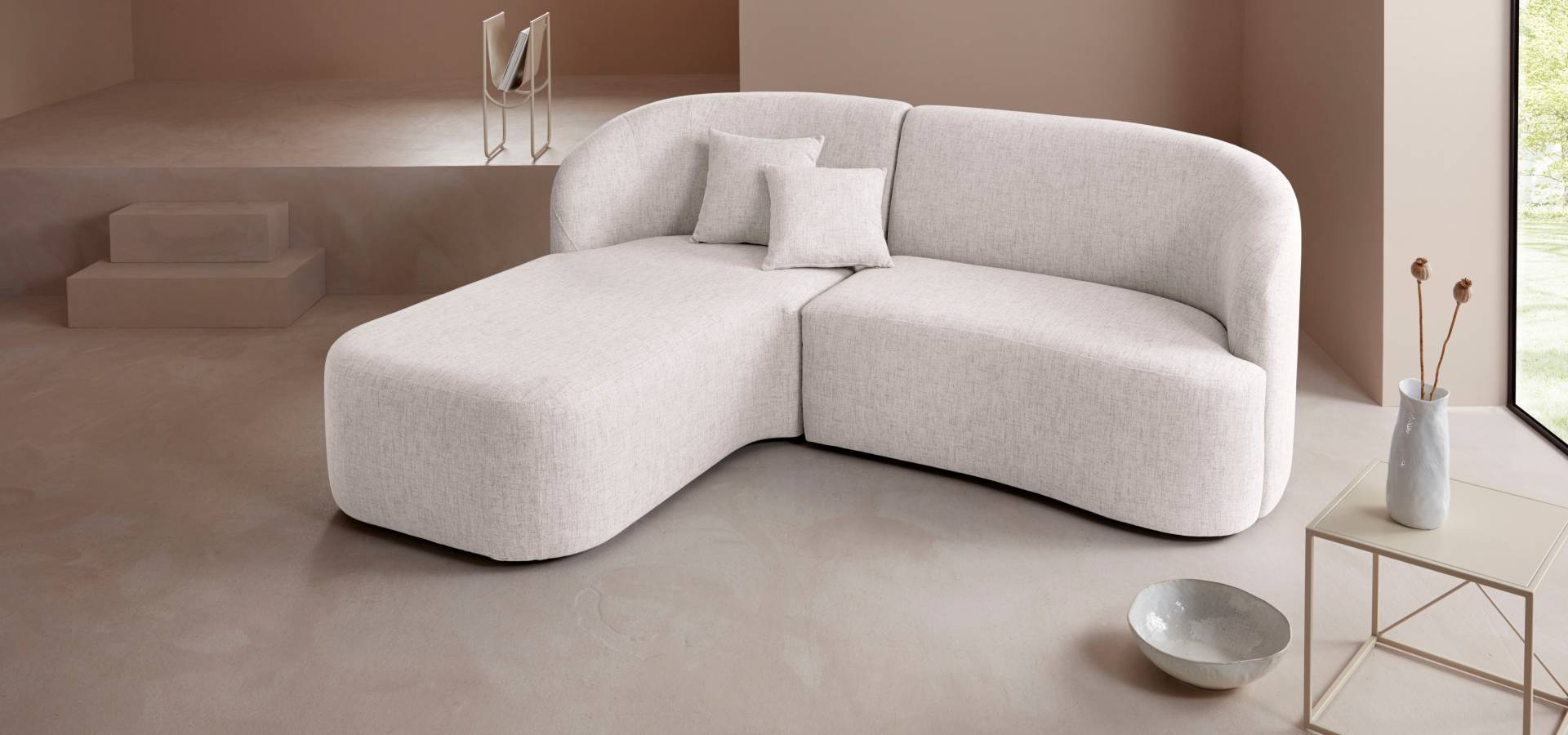 LeGer Home by Lena Gercke Ecksofa »Dilara L-Form« von LeGer Home by Lena Gercke