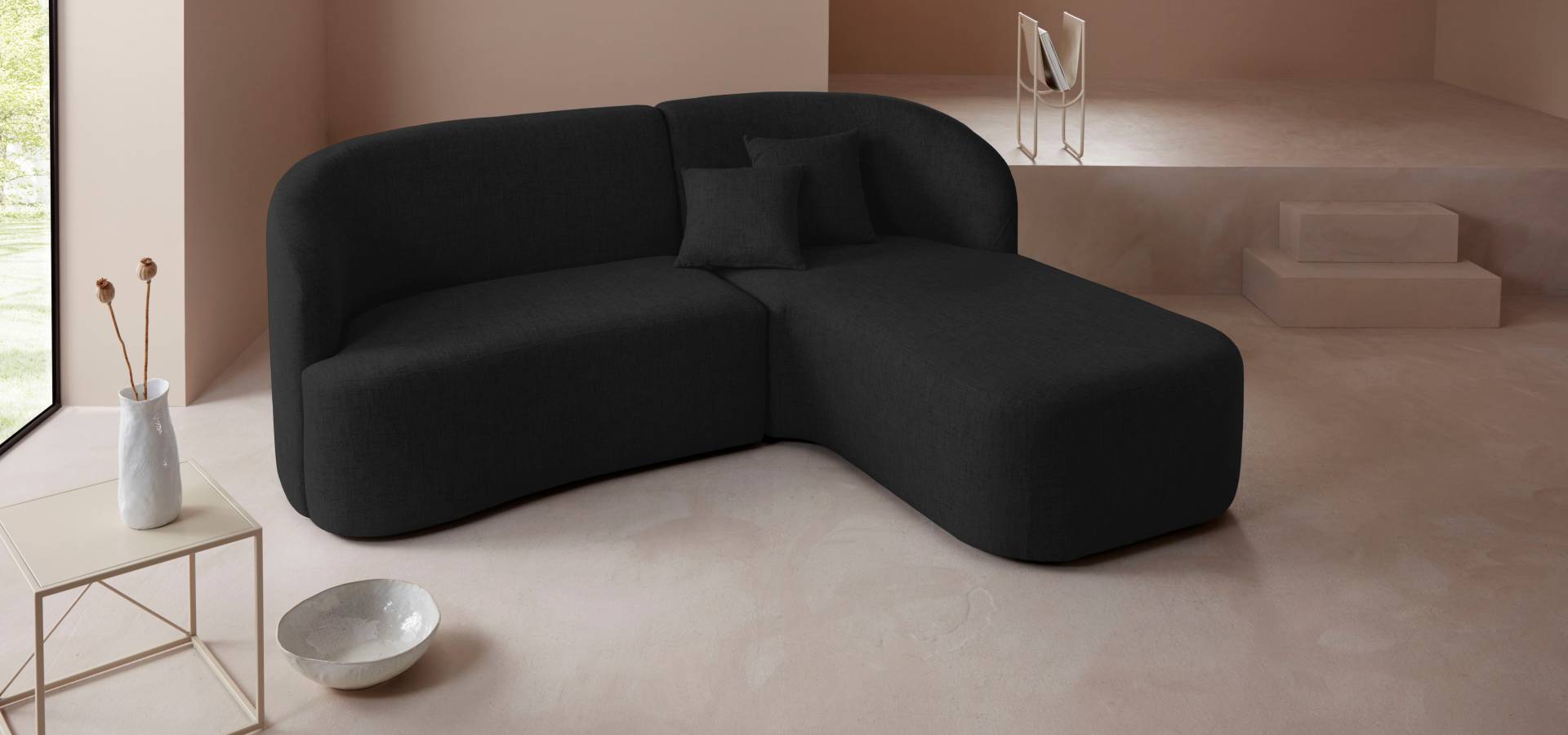 LeGer Home by Lena Gercke Ecksofa »Dilara L-Form«, gerundete Rückenlehne und Front, in 3 Bezugsqualitäten LeGer Home by Lena Gercke Ecksofa »Dilara L-Form«, gerundete Rückenlehne und Front, in 3 Bezugsqualitäten von LeGer Home by Lena Gercke