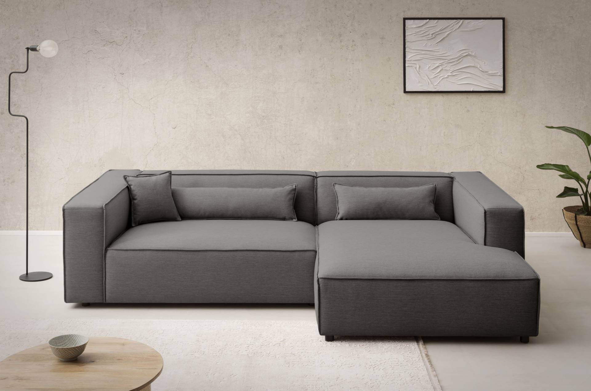 LeGer Home by Lena Gercke Ecksofa »PIARA XXL, Big-Sofa in Cord oder Leinenoptik, L-Form, mit Kedernaht«, wahlweise Ottomane rechts/links, schwarze Füsse, extra tiefe Sitzfläche LeGer Home by Lena Gercke Ecksofa »PIARA XXL, Big-Sofa in Cord oder Leinenoptik, L-Form, mit Kedernaht«, wahlweise Ottomane rechts/links, schwarze Füsse, extra tiefe Sitzfläche von LeGer Home by Lena Gercke