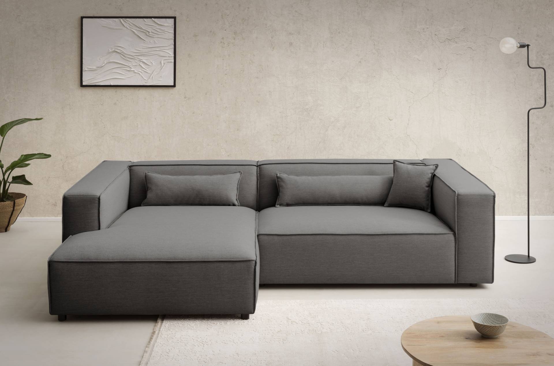 LeGer Home by Lena Gercke Ecksofa »PIARA XXL, Big-Sofa in Cord oder Leinenoptik, L-Form, mit Kedernaht«, wahlweise Ottomane rechts/links, schwarze Füsse, extra tiefe Sitzfläche LeGer Home by Lena Gercke Ecksofa »PIARA XXL, Big-Sofa in Cord oder Leinenoptik, L-Form, mit Kedernaht«, wahlweise Ottomane rechts/links, schwarze Füsse, extra tiefe Sitzfläche von LeGer Home by Lena Gercke