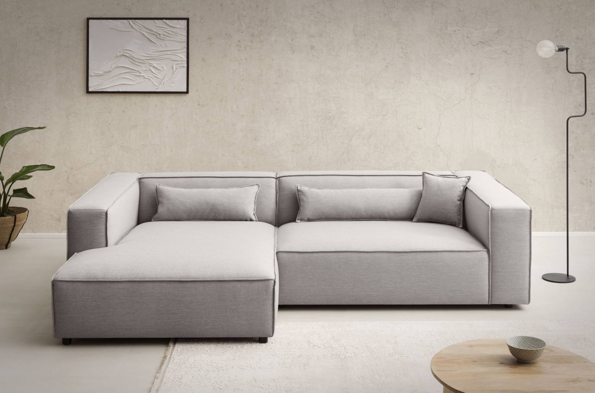 LeGer Home by Lena Gercke Ecksofa »PIARA XXL, Big-Sofa in Cord oder Leinenoptik, L-Form, mit Kedernaht«, wahlweise Ottomane rechts/links, schwarze Füsse, extra tiefe Sitzfläche LeGer Home by Lena Gercke Ecksofa »PIARA XXL, Big-Sofa in Cord oder Leinenoptik, L-Form, mit Kedernaht«, wahlweise Ottomane rechts/links, schwarze Füsse, extra tiefe Sitzfläche von LeGer Home by Lena Gercke