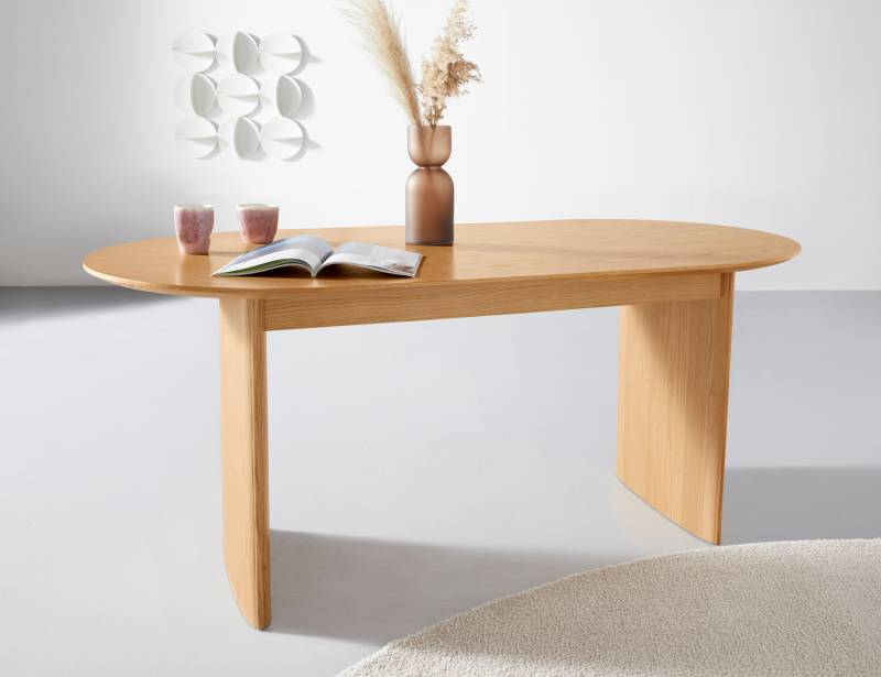 LeGer Home by Lena Gercke Esstisch »Melinda«, aus massivem Eschenholzfurnier, in zwei Breiten erhältlich von LeGer Home by Lena Gercke