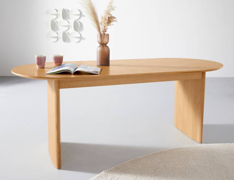 LeGer Home by Lena Gercke Esstisch »Melinda«, aus massivem Eschenholzfurnier, in zwei Breiten erhältlich von LeGer Home by Lena Gercke