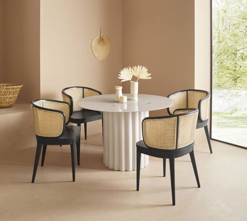 LeGer Home by Lena Gercke Esstisch »Shaye«, Tischplatte aus Glas, Gestell aus Metall von LeGer Home by Lena Gercke