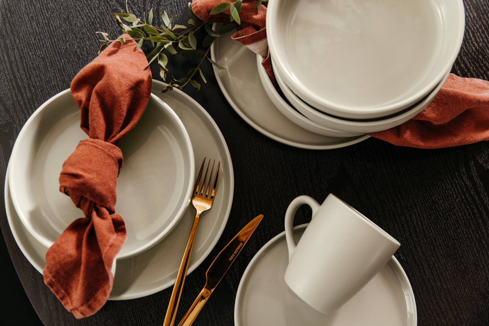 LeGer Home by Lena Gercke Kombiservice »Geschirr-Set, Service Liliane«, (Set, 16 tlg., 4 Kaffeebecher, 4 Speise- und Desserteller, 4 Universalschüsseln), skandinavische, minimalistische Formensprache, 16 Teile von LeGer Home by Lena Gercke