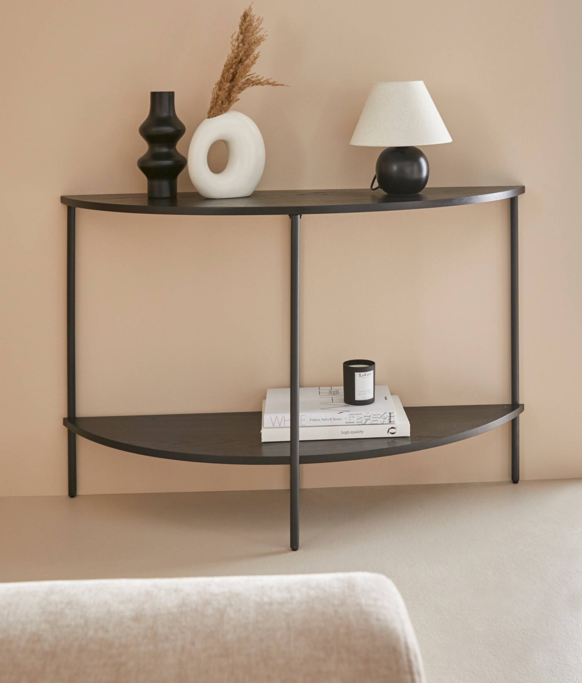 LeGer Home by Lena Gercke Konsolentisch »Leonore«, aus massivem Eschenholzfurnier, pulverbeschichtetes Metallgestell LeGer Home by Lena Gercke Konsolentisch »Leonore«, aus massivem Eschenholzfurnier, pulverbeschichtetes Metallgestell von LeGer Home by Lena Gercke