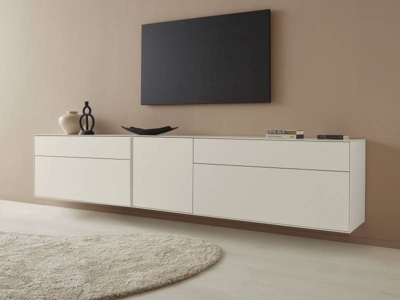 LeGer Home by Lena Gercke Lowboard »Essentials«, (2 St.), Breite: 279cm, MDF lackiert, Push-to-open-Funktion von LeGer Home by Lena Gercke