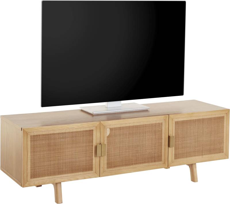 LeGer Home by Lena Gercke Lowboard »Lina«, aus MDF Holz, Melaminoberfläche, Rattangeflecht, Breite 140 cm von LeGer Home by Lena Gercke