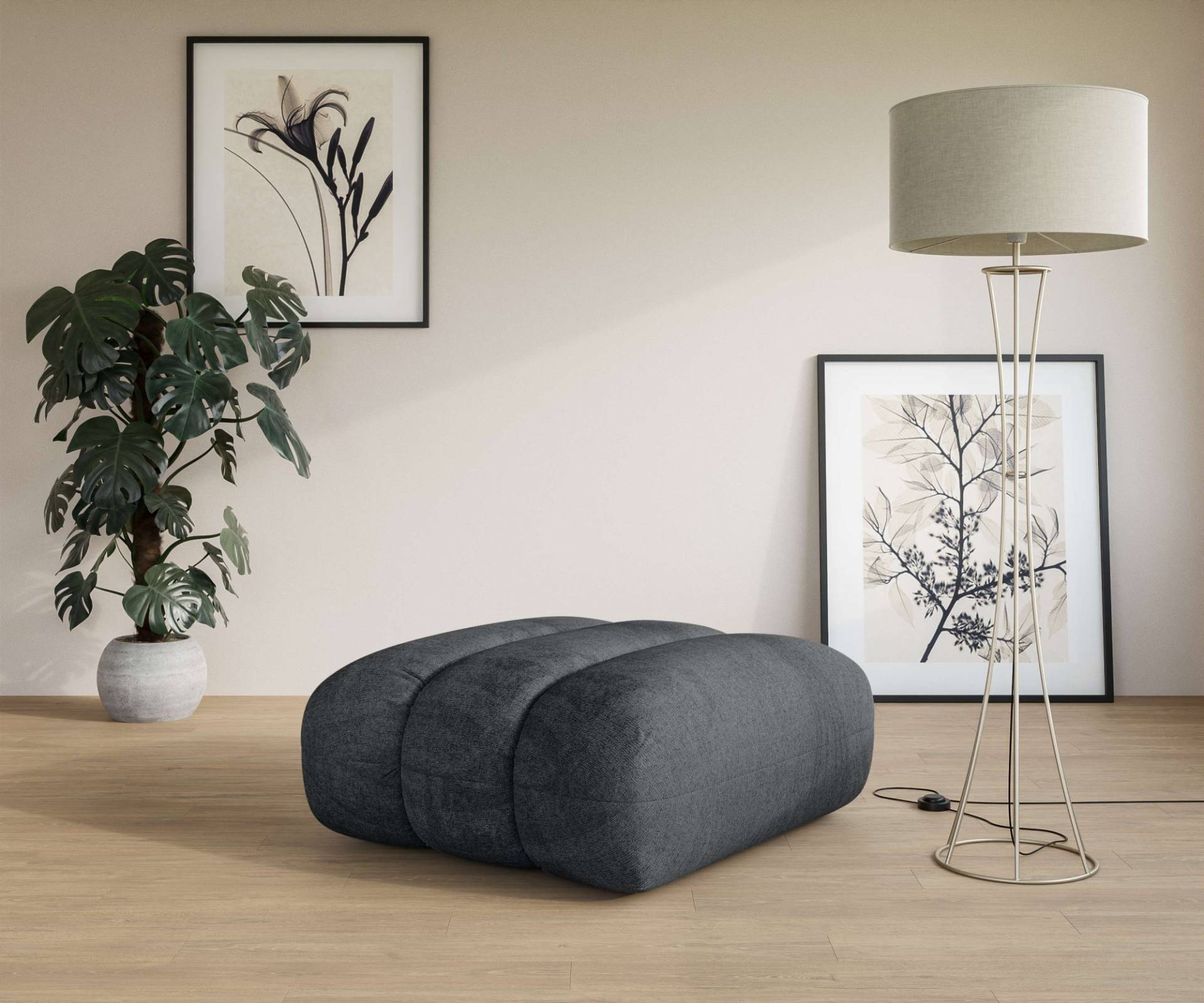 LeGer Home by Lena Gercke Polsterhocker »Priya Sitzhocker, moderne Steppung, auch in Bouclé«, gemütlich und modern, Masse B/T/H: 90/106/46 cm LeGer Home by Lena Gercke Polsterhocker »Priya Sitzhocker, moderne Steppung, auch in Bouclé«, gemütlich und modern, Masse B/T/H: 90/106/46 cm von LeGer Home by Lena Gercke