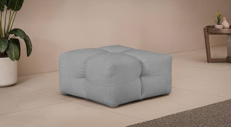 LeGer Home by Lena Gercke Polsterhocker »TALISHA Sitzhocker, moderne Steppung, Masse: 84/93/43 cm«, hoher Sitzkomfort, gemütlich und modern, passend zur Serie Talisha von LeGer Home by Lena Gercke