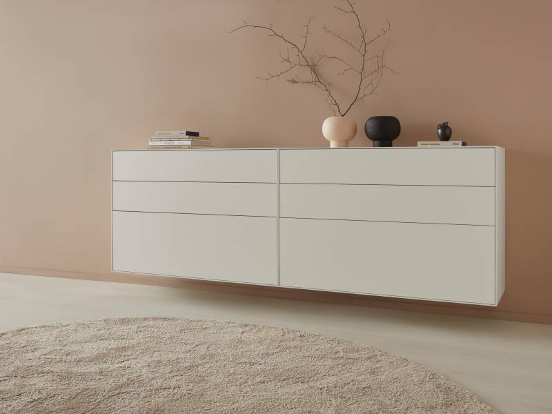LeGer Home by Lena Gercke Sideboard »Essentials«, (2 St.), Breite: 224cm, MDF lackiert, Push-to-open-Funktion von LeGer Home by Lena Gercke