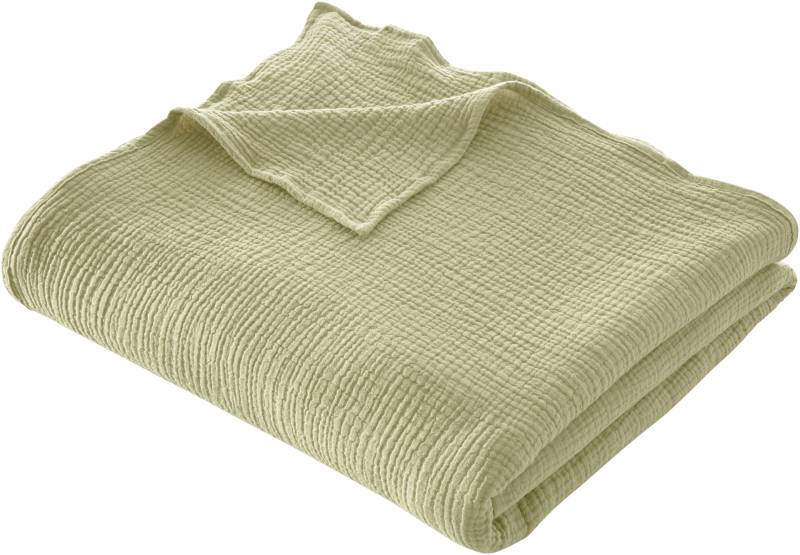 LeGer Home by Lena Gercke Wohndecke »HEVIN«, Tagesdecke im Baumwoll-Crinkle-Effekt, Musselin, Kuscheldecke von LeGer Home by Lena Gercke