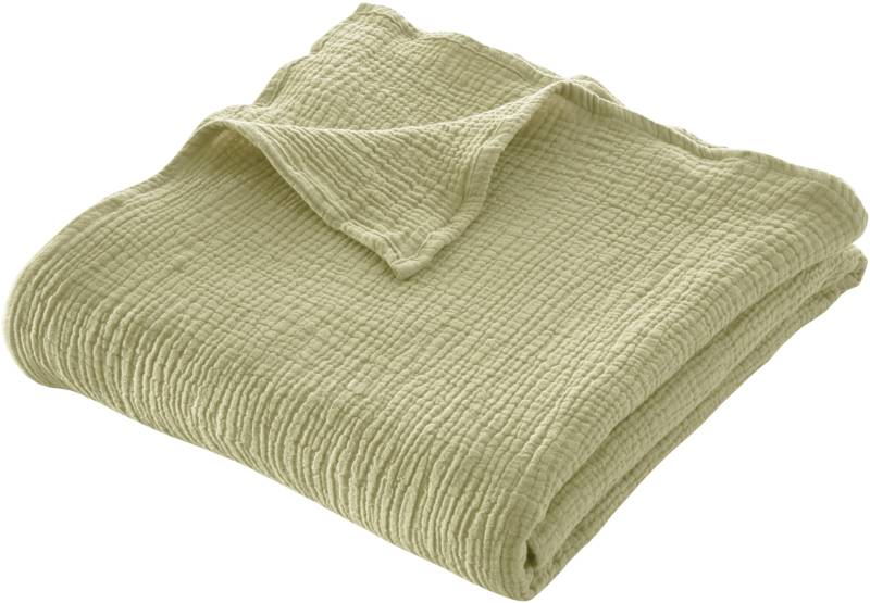 LeGer Home by Lena Gercke Wohndecke »HEVIN«, Tagesdecke im Baumwoll-Crinkle-Effekt, Musselin, Kuscheldecke von LeGer Home by Lena Gercke