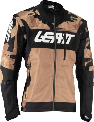 Leatt Jacket Moto 4.5 X-Flow Stone - braun-schwarz-weiss (Grösse: S) von Leatt