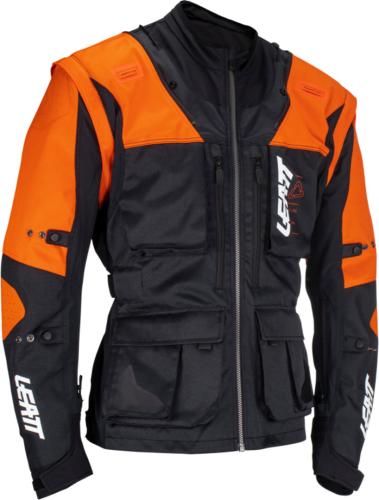 Leatt Jacket Moto 5.5 Enduro Orange - schwarz-orange (Grösse: L) von Leatt