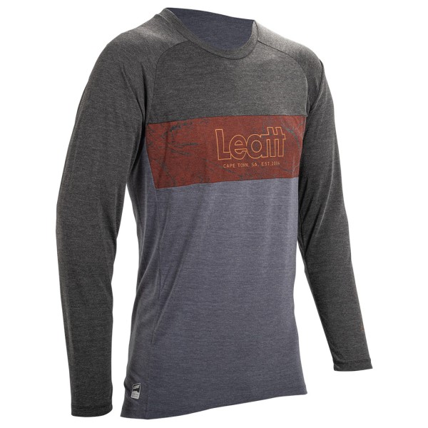 Leatt - MTB Gravity 2.0 Jersey - Velotrikot Gr XXL grau von Leatt