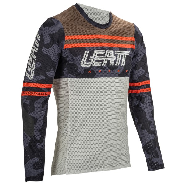 Leatt - MTB Gravity 4.0 Jersey - Velotrikot Gr XXL grau von Leatt