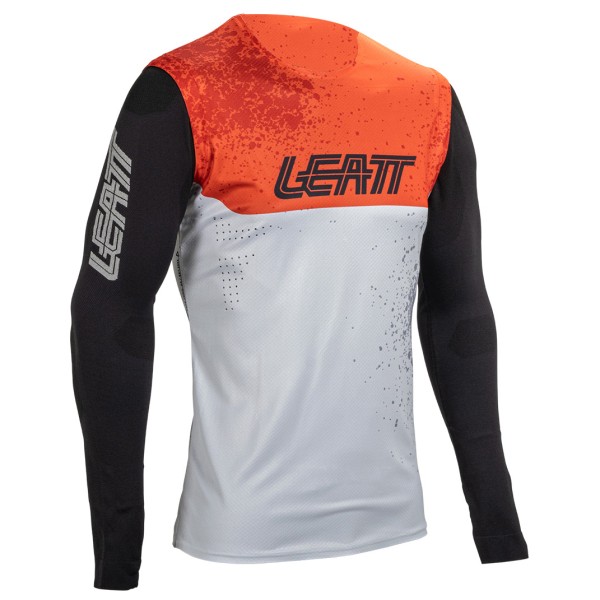 Leatt - MTB Gravity 5.0 Jersey - Velotrikot Gr XXL grau von Leatt