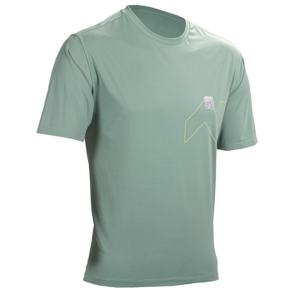 Leatt - MTB Trail 1.0 X-Flow Short Sleeve Jersey - Velotrikot Gr M türkis von Leatt