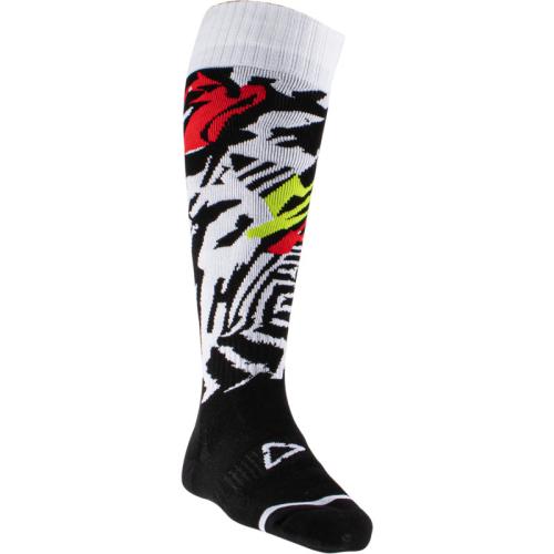 Leatt Socks Moto - Zebra (Grösse: 38-42) von Leatt