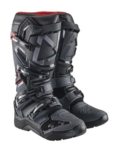 Leatt Stiefel 5.5 FlexLock Enduro - graphene schwarz (Grösse: 40.5) von Leatt