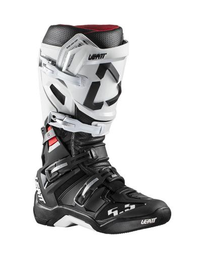 Leatt Stiefel GPX 5.5 FlexLock - schwarz-weiss (Grösse: 47) von Leatt