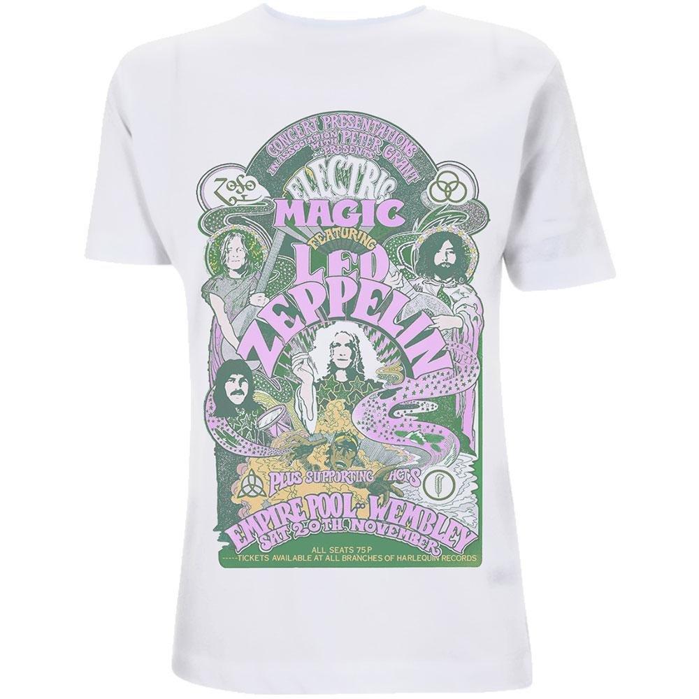 Electric Magic Tshirt Damen Weiss S von Led Zeppelin