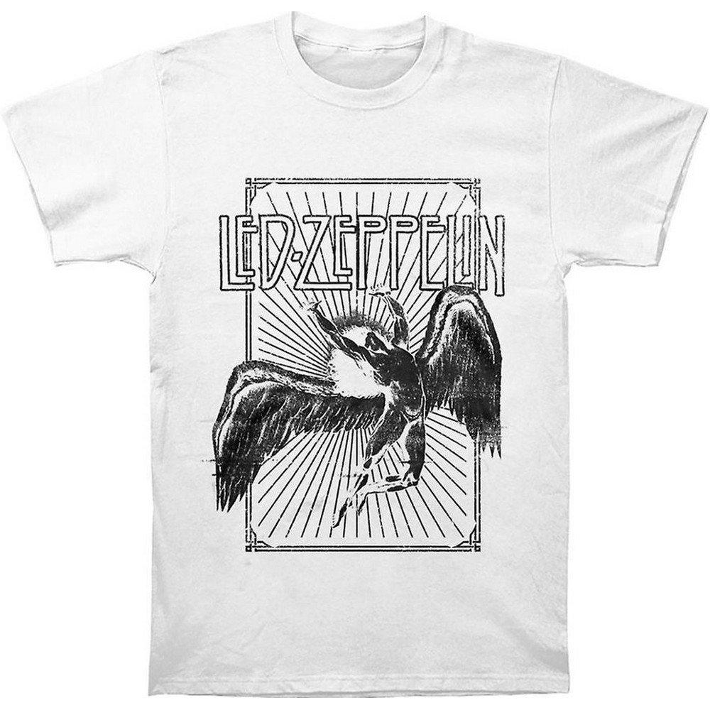 Icarus Burst Tshirt Damen Weiss L von Led Zeppelin