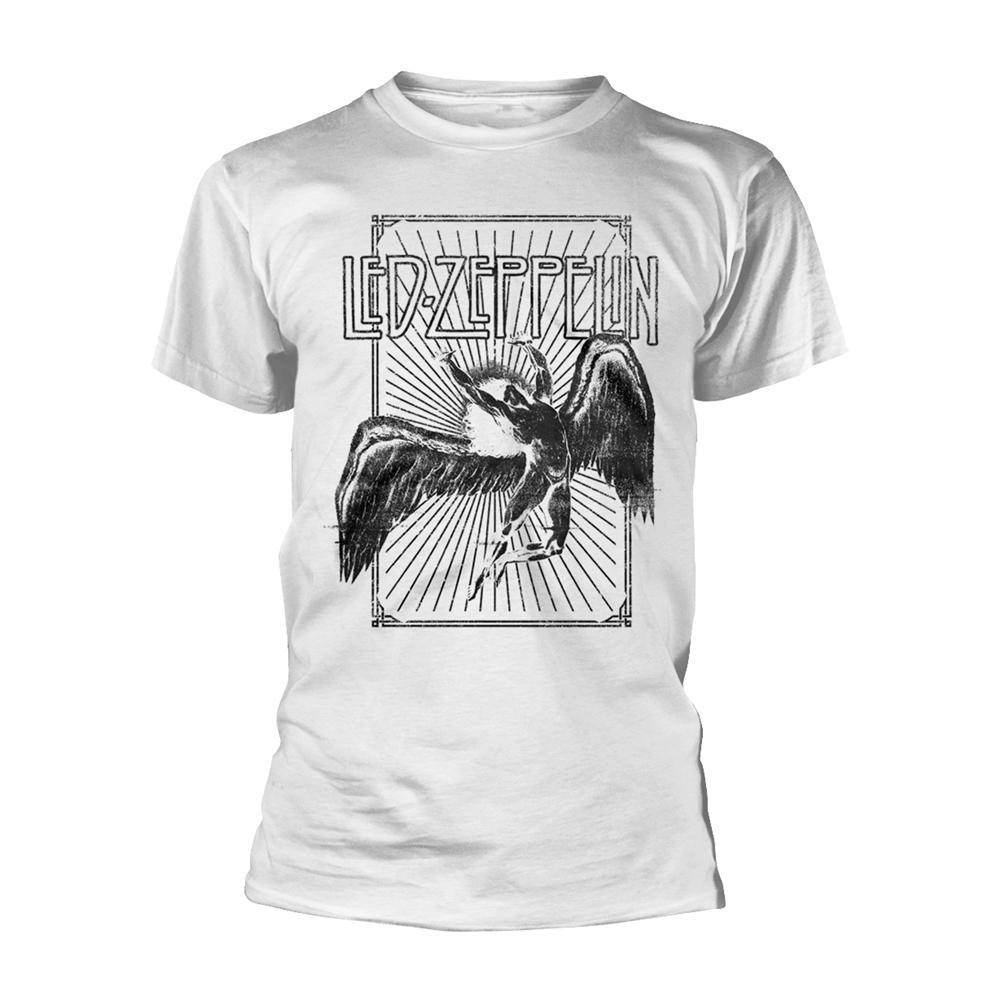 Icarus Burst Tshirt Damen Weiss M von Led Zeppelin