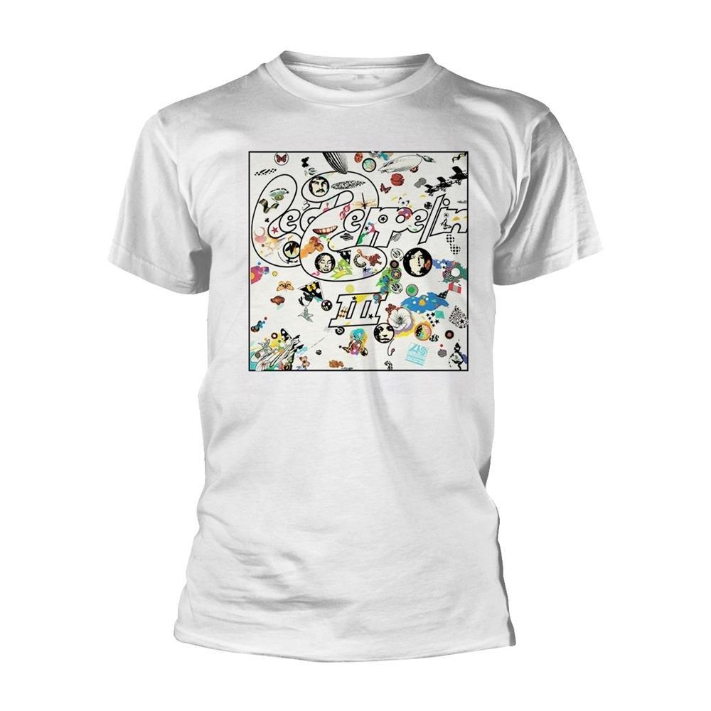 Iii Album Tshirt Damen Weiss M von Led Zeppelin