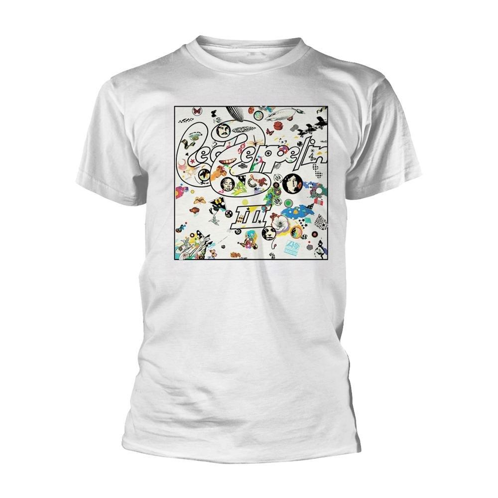 Iii Album Tshirt Damen Weiss XL von Led Zeppelin
