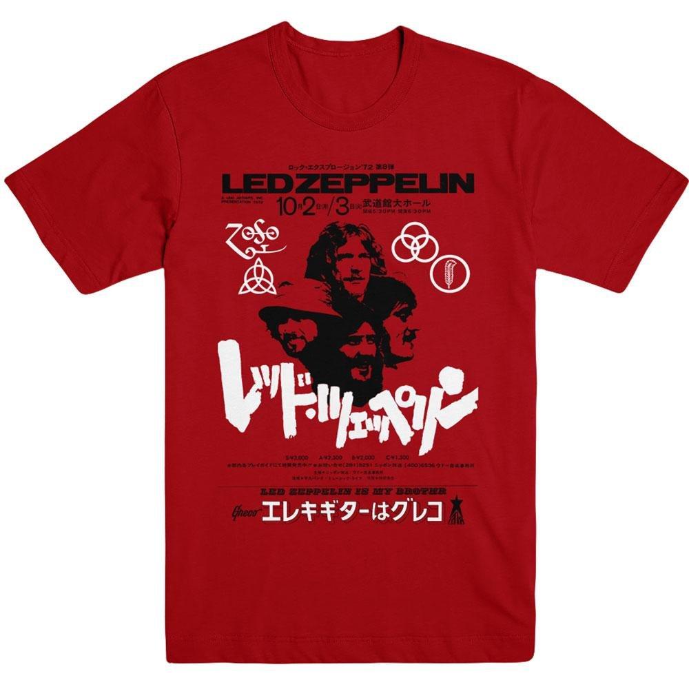 Is My Bher Tshirt Damen Rot Bunt L von Led Zeppelin