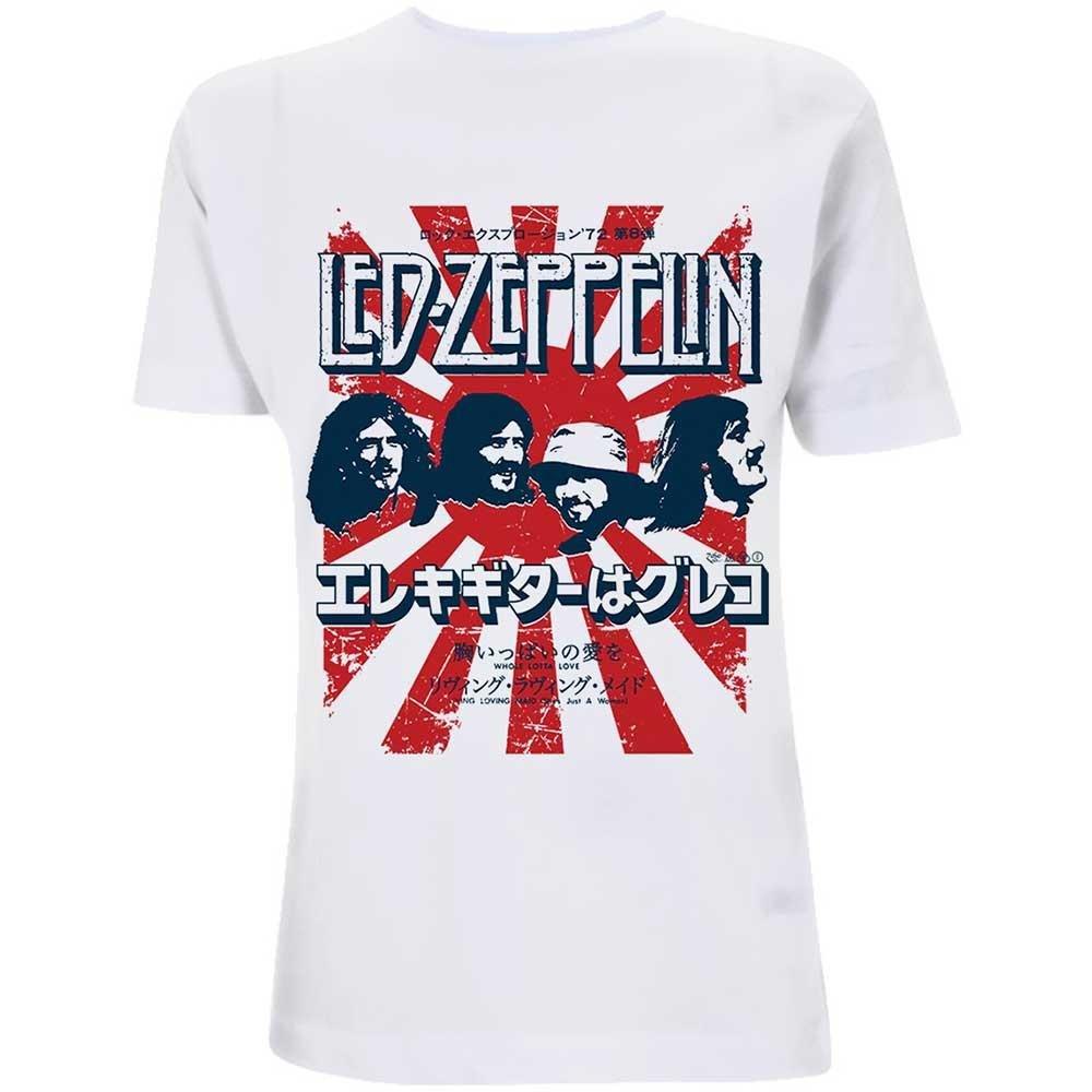 Japanese Burst Tshirt Damen Weiss L von Led Zeppelin