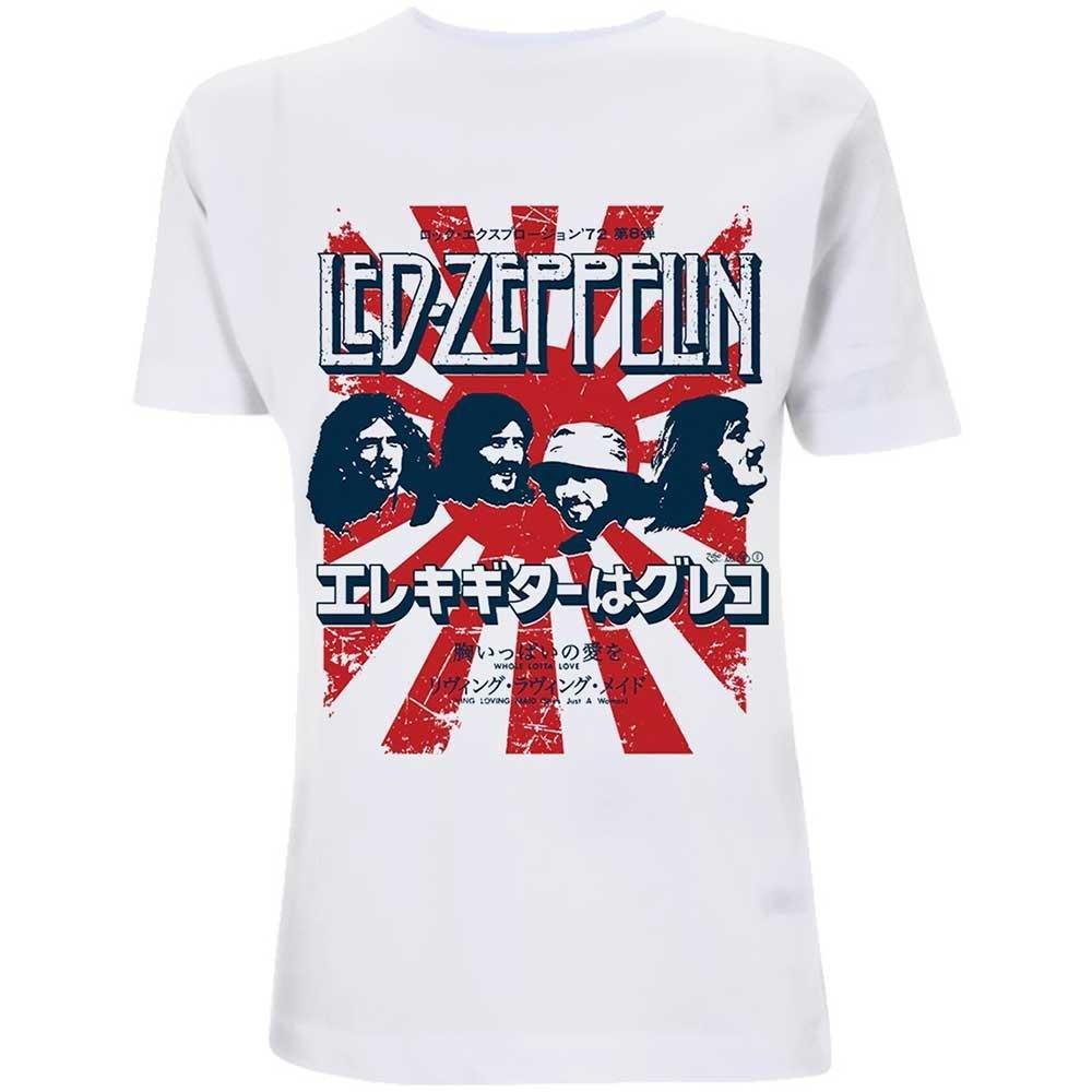 Japanese Burst Tshirt Damen Weiss XXL von Led Zeppelin