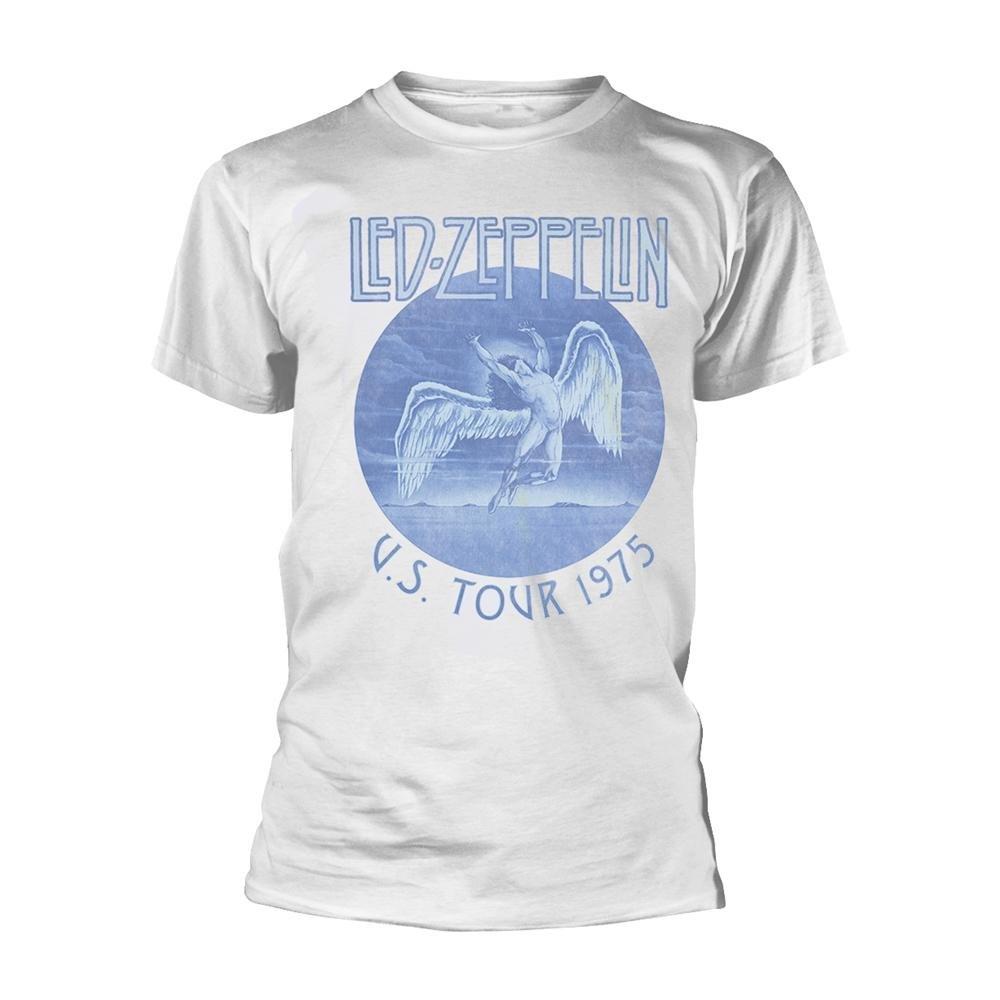 Tour '75 Tshirt Damen Weiss M von Led Zeppelin