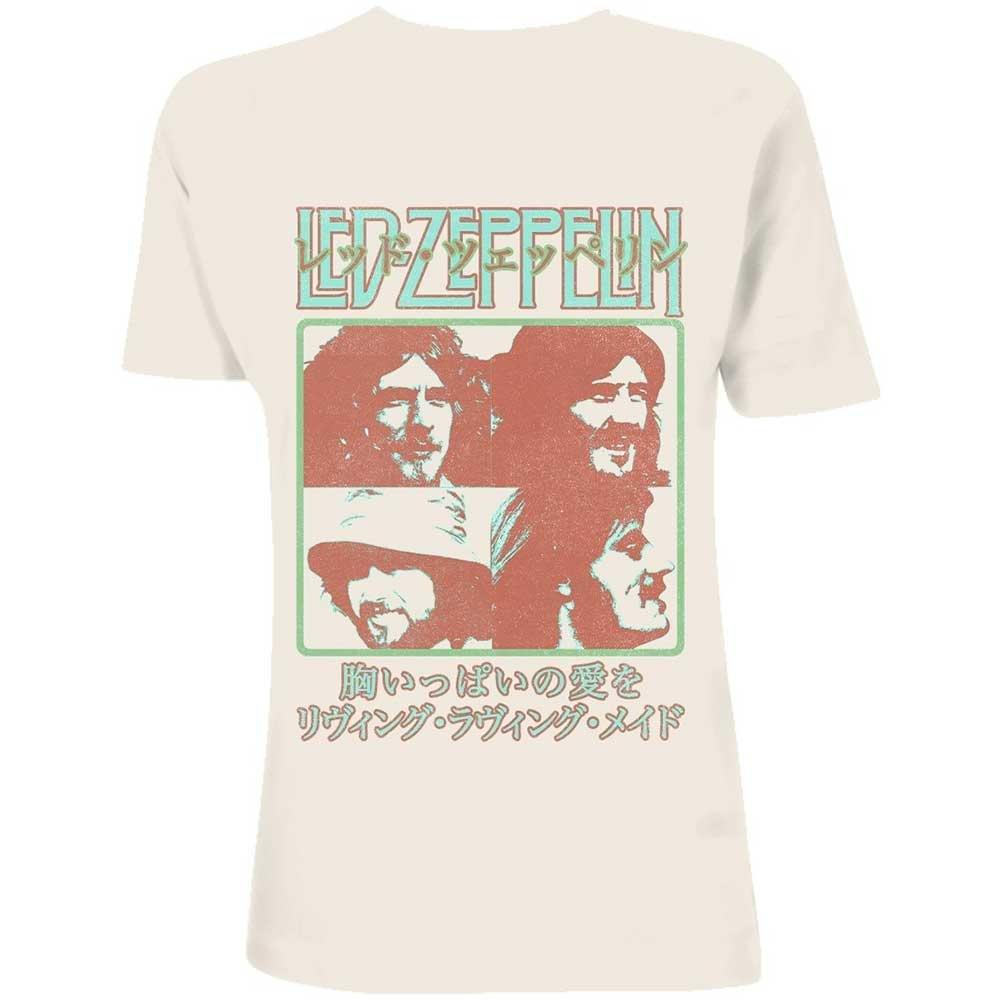Tshirt Damen Beige M von Led Zeppelin