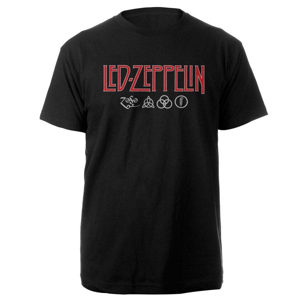 Tshirt Logo Damen Schwarz L von Led Zeppelin