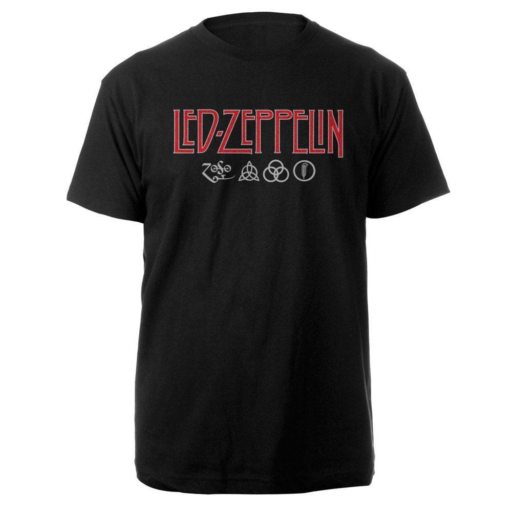 Tshirt Logo Damen Schwarz S von Led Zeppelin