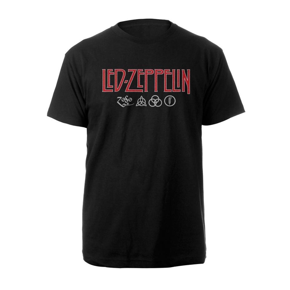 Tshirt Logo Damen Schwarz XL von Led Zeppelin