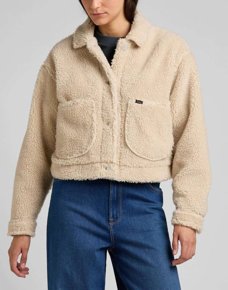 Lee® Blusenjacke »Winterjacke Cropped Sherpa« von Lee®