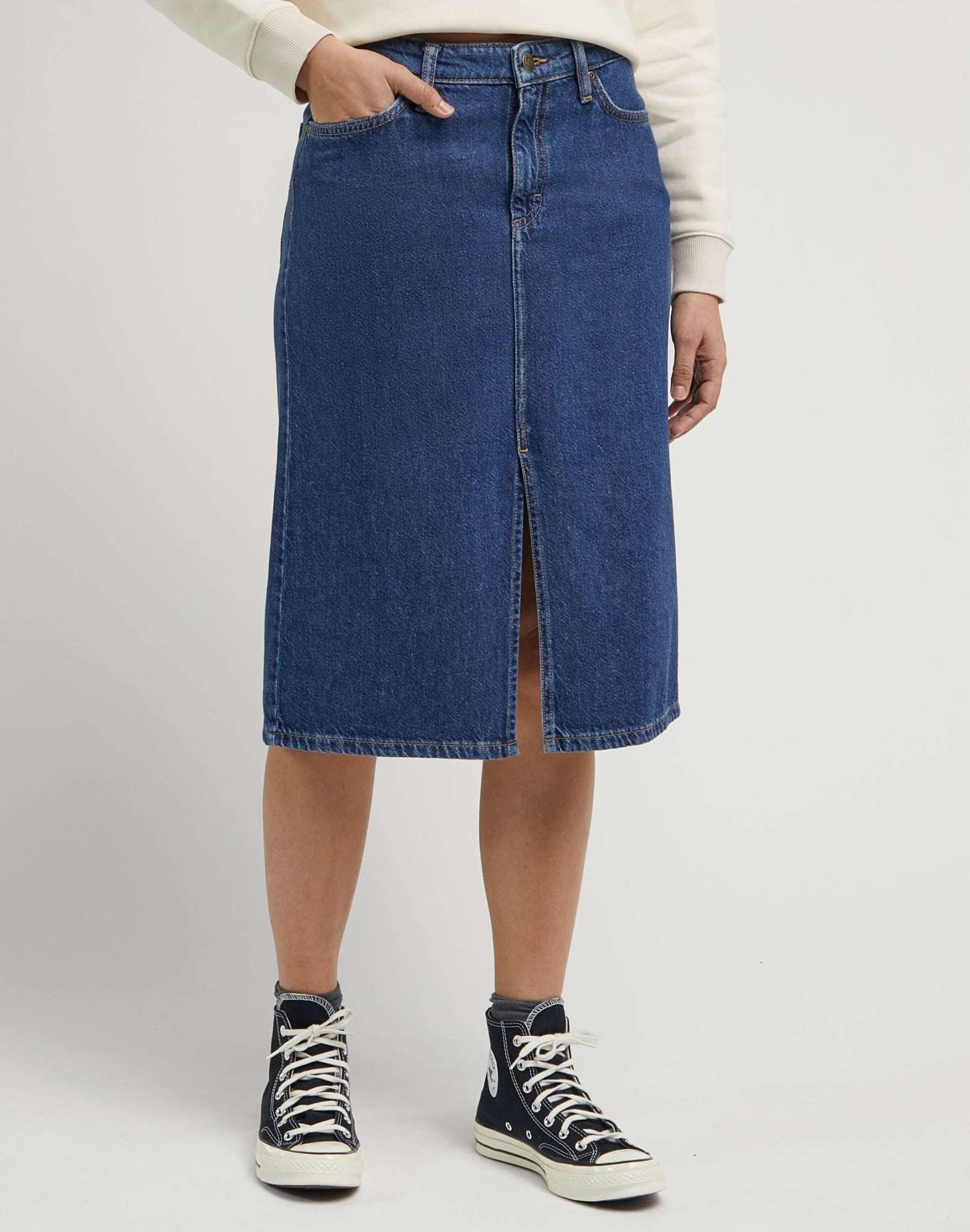 Lee® Jeansrock »Jeansröcke Midi Skirt« von Lee®