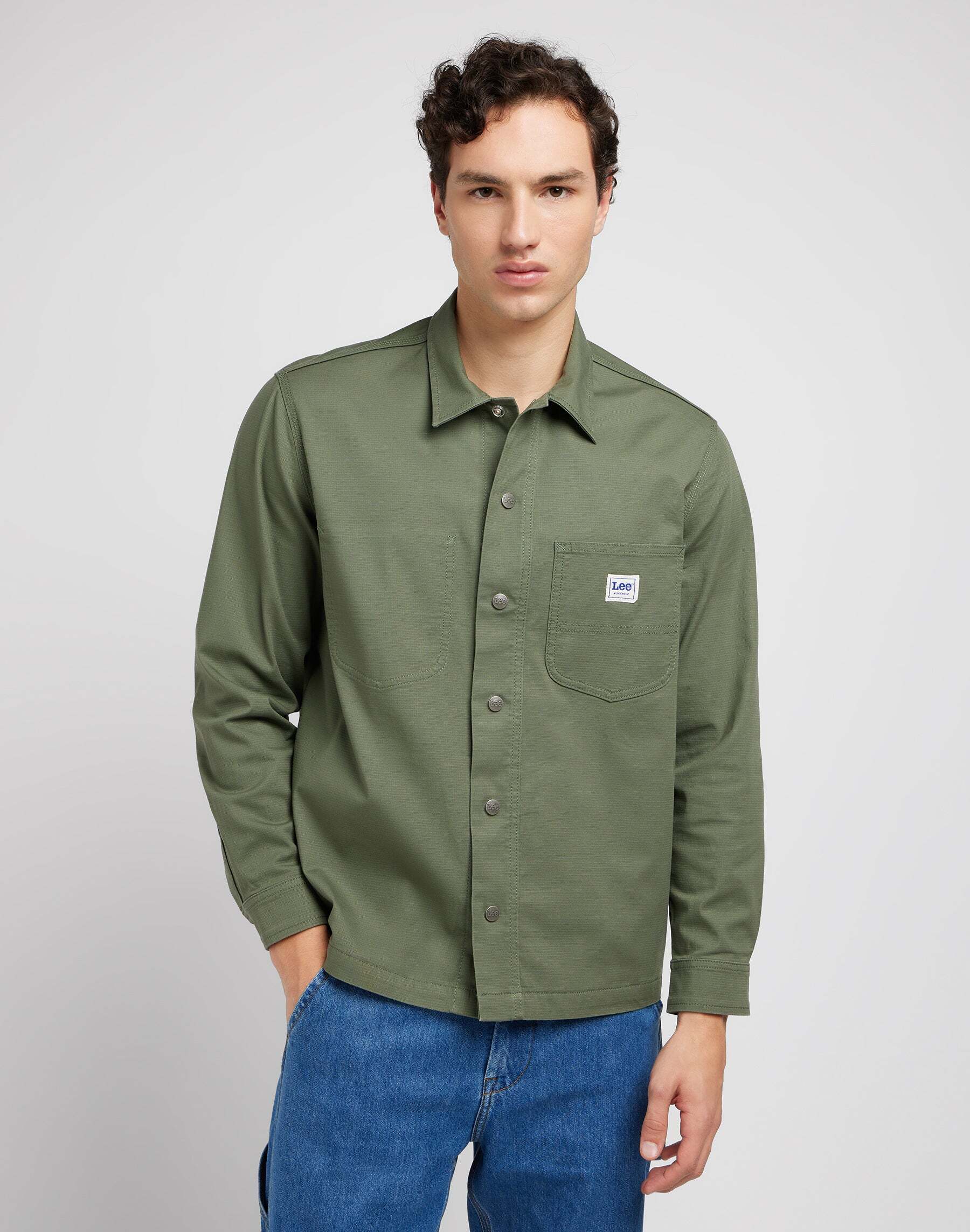 Lee® Langarmhemd »LEE Hemden Worker Overshirt« von Lee®