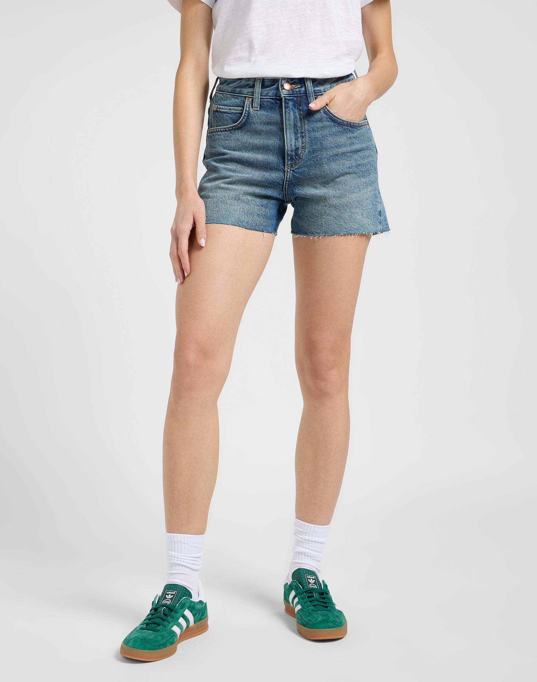 Lee® Straight-Jeans »LEE Jeansshorts Rider Short 3In« von Lee®