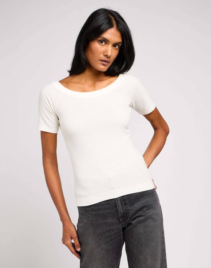 Tamaris T-Shirt »LEE T-Shirts Off The Shoulder Rib« von tamaris